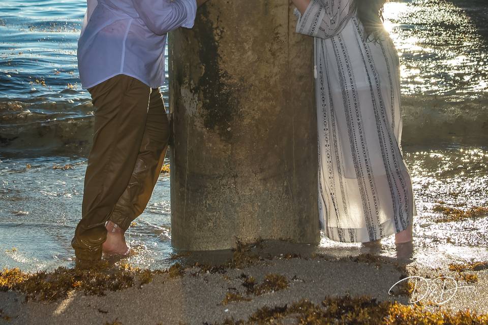 Romantci photoshoot by the sea - D&D Photos