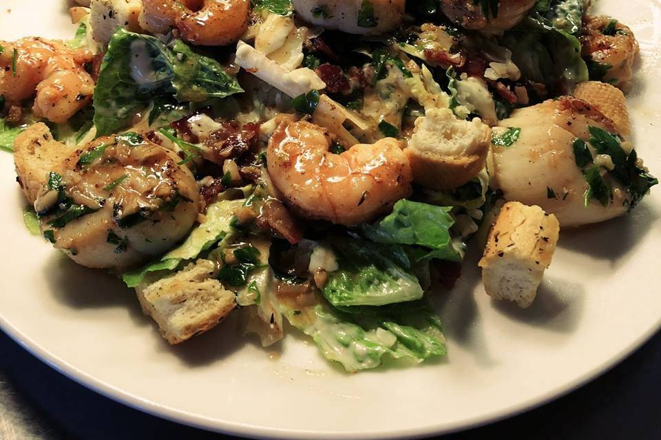 Seafood Salad with Shrimp & Scallops