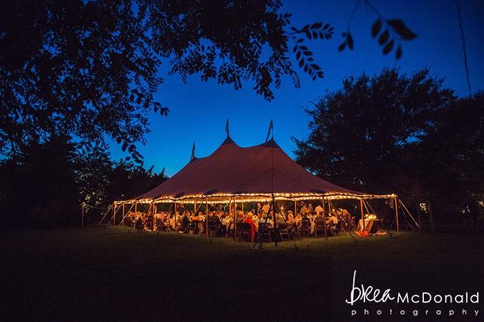 Tented wedding