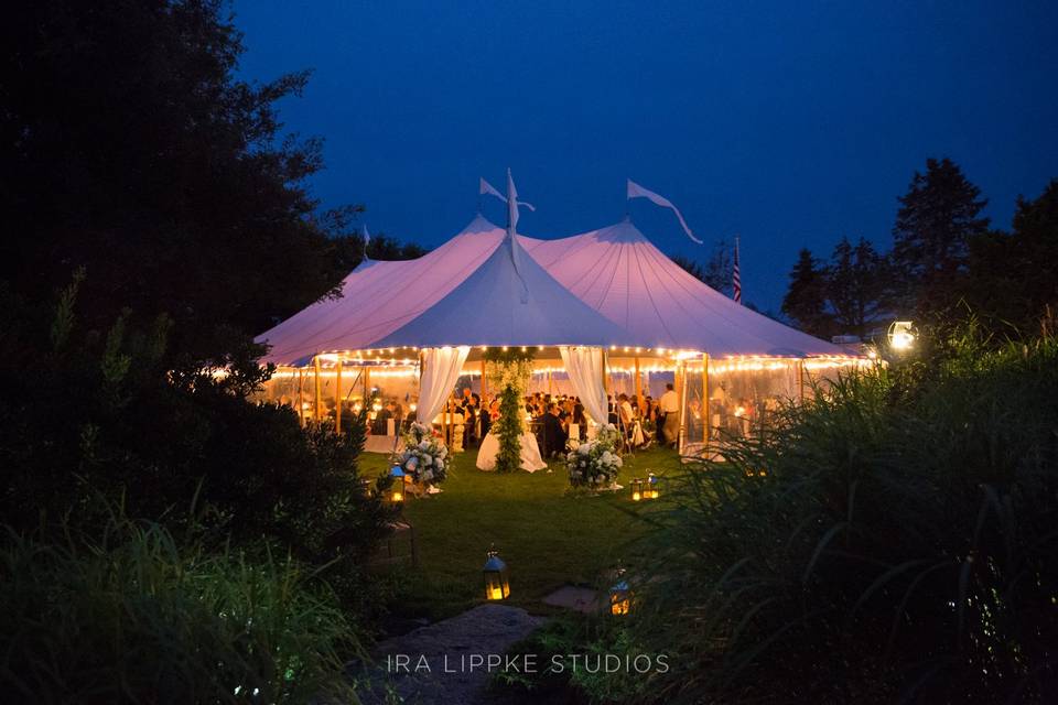 Tented wedding