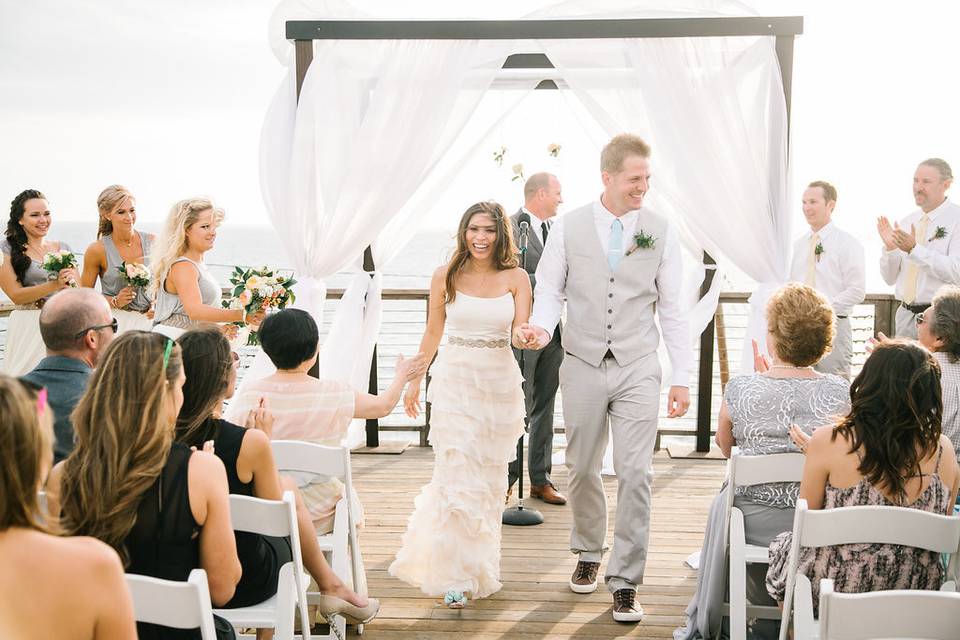 Crystal Cove Wedding Ceremony