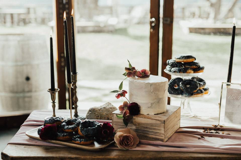 Cielo Farms, Malibu. Dessert Table