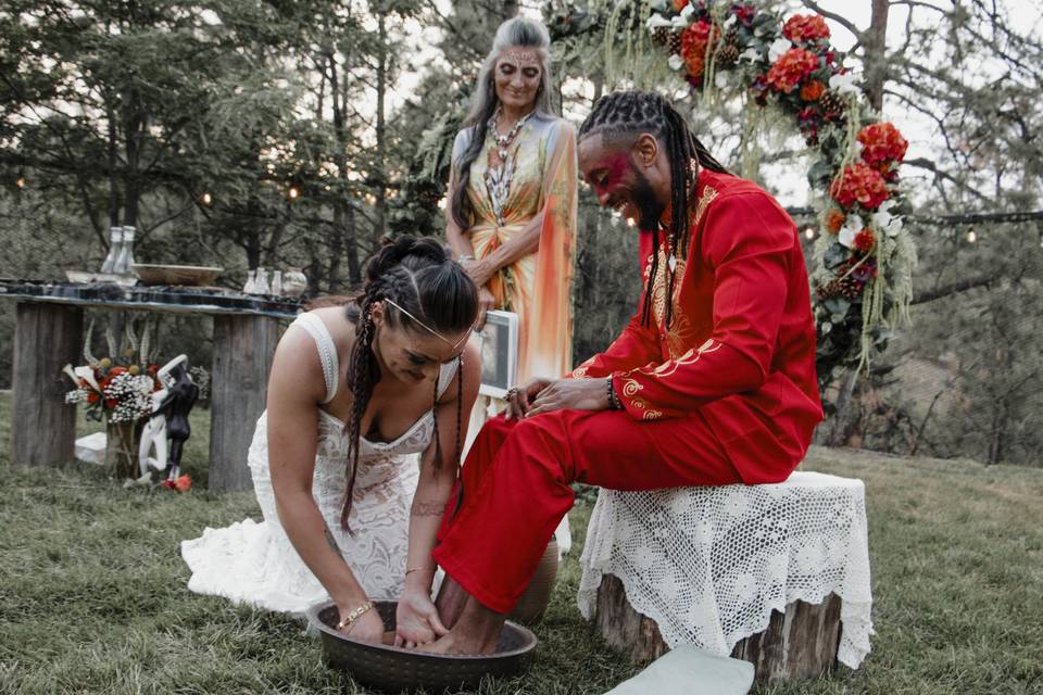 Foot blessing