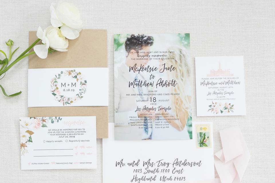 Photo invitations with style