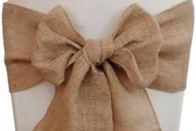 Burlap Sash