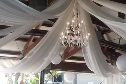 Ceiling Draping
Star or Horizontal Pattern Only