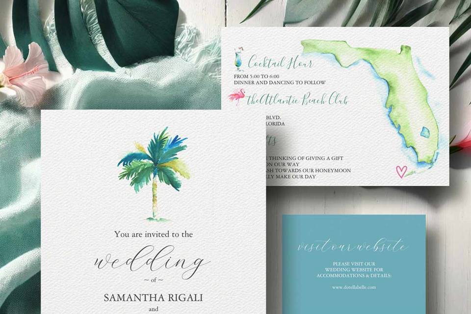 Florida Wedding Invitations