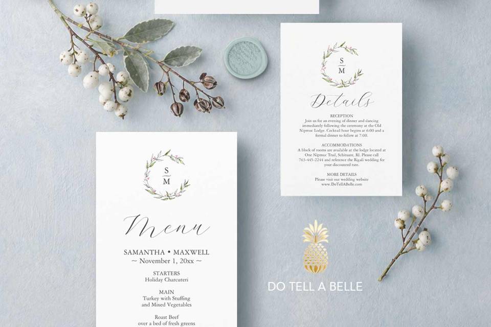 Winter Wedding Invitations