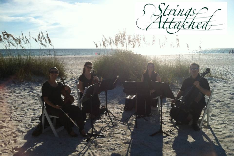 String quartet beach performance