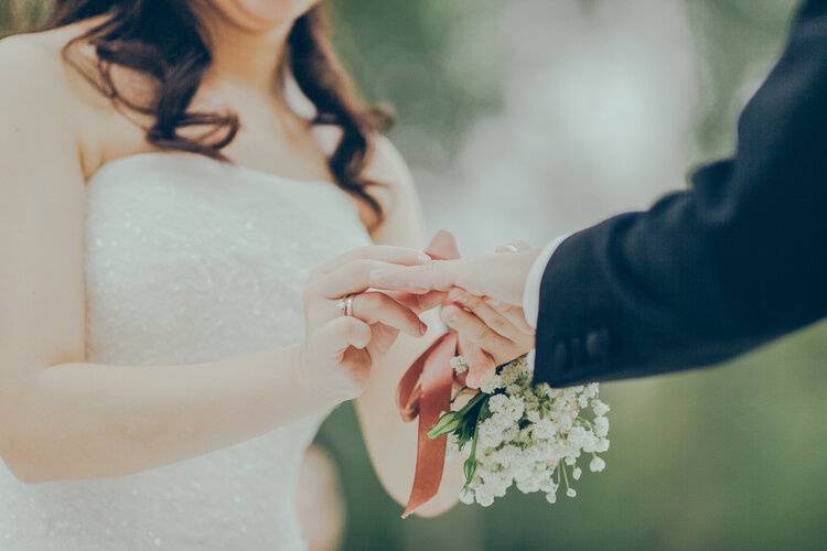 With this ring