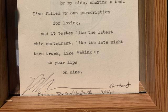 A poem for the happy couple