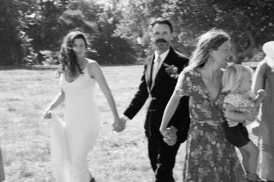 Film wedding in Santa Cruz