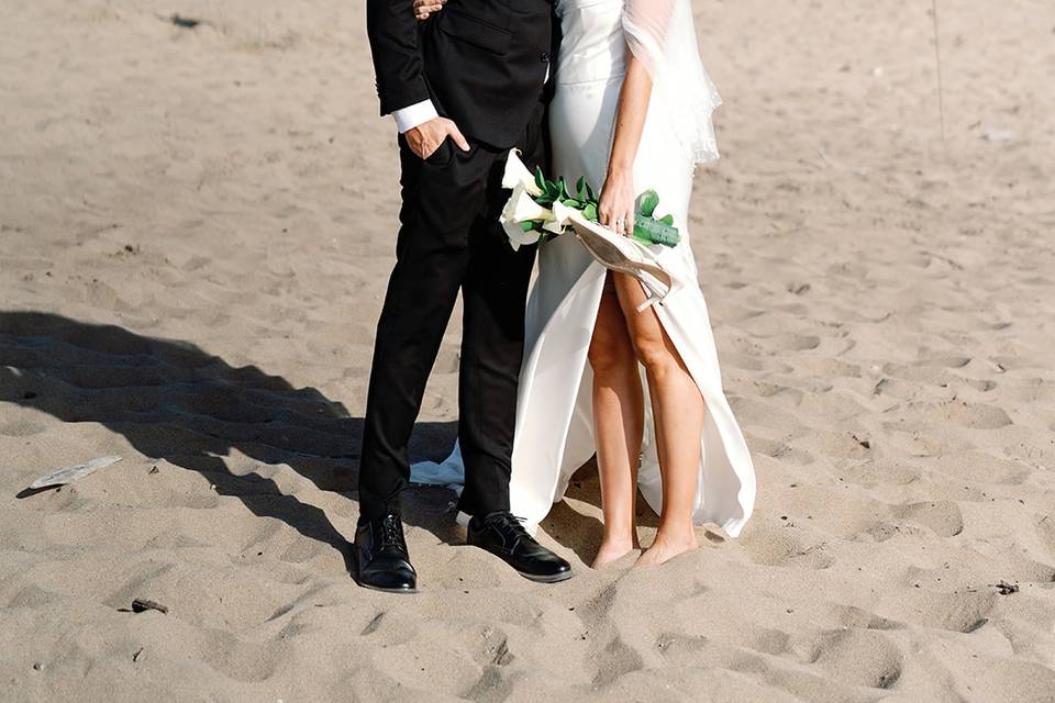 Monterey bay wedding