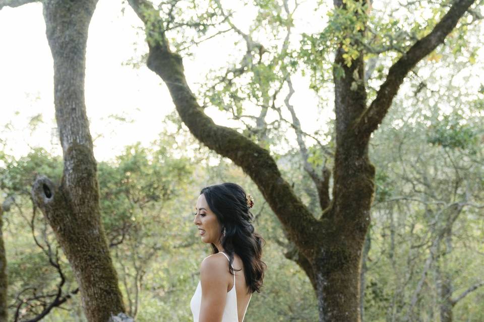 Napa wedding Bride