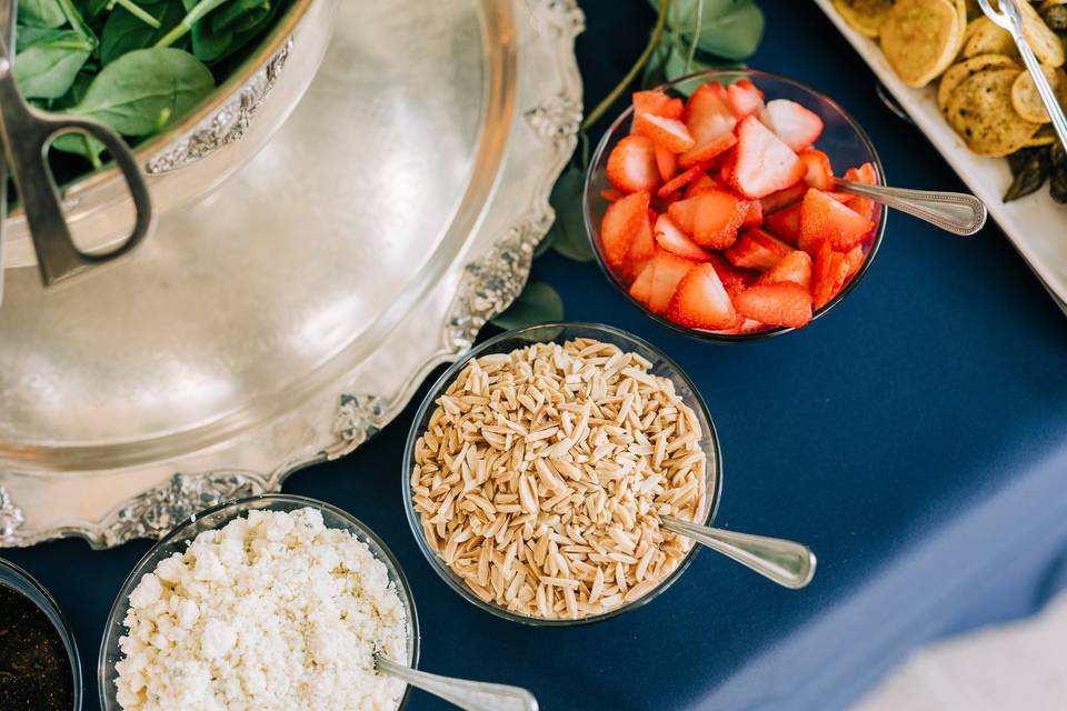 Strawberry Spinach Buffet