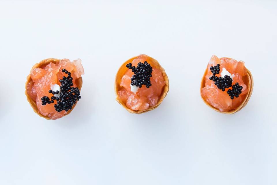 Salmon Tartare Cones