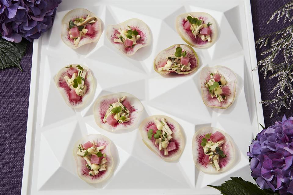 Watermelon Radish Tacos