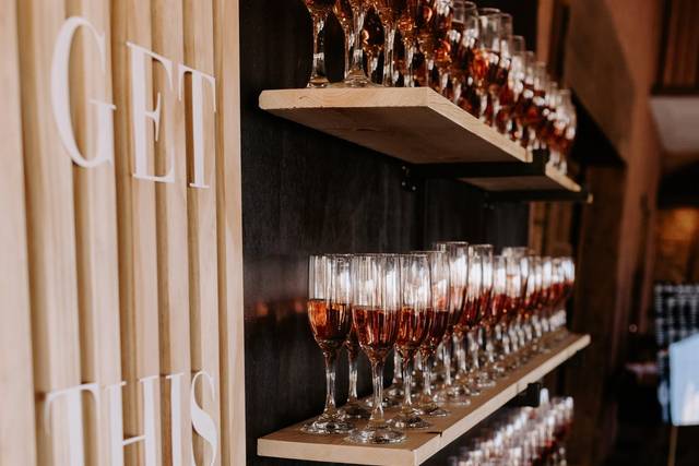 Champagne wall