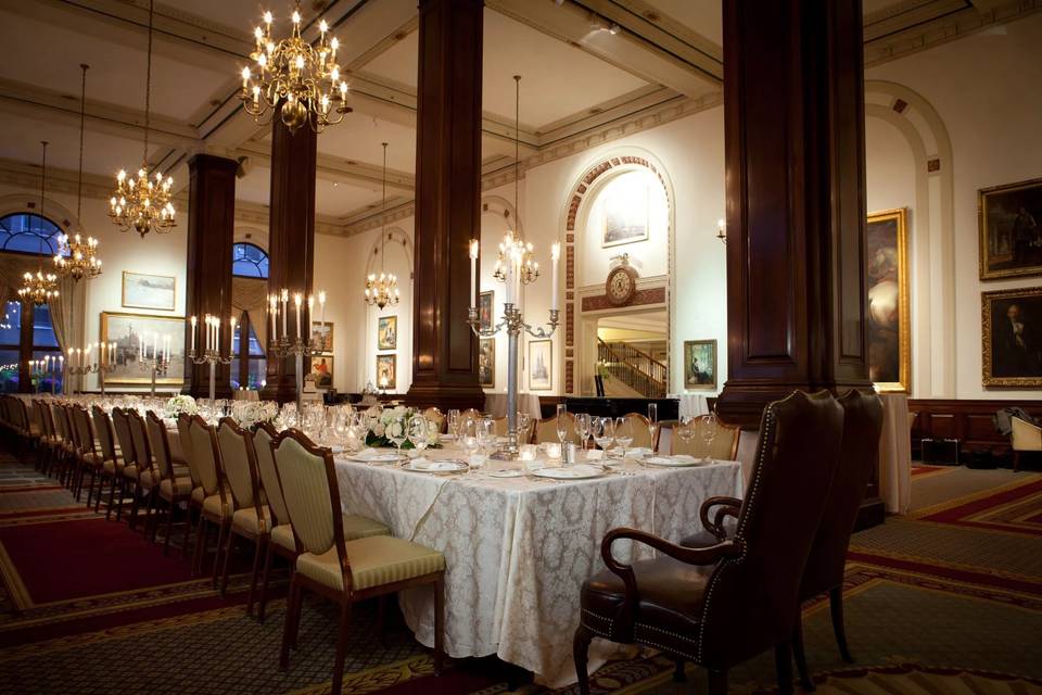 Dining setup-Presidents Hall