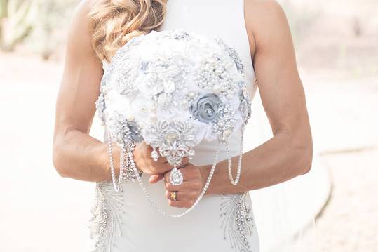 Smiling bride