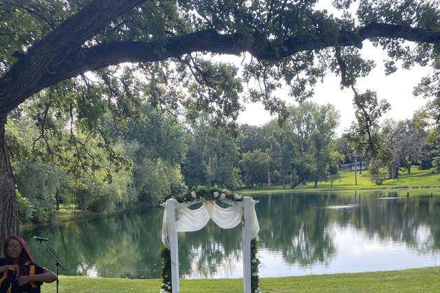 Outdoor Ceremony on an Estate