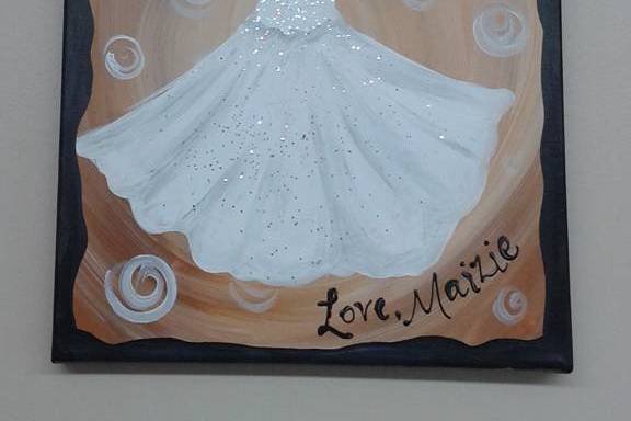 Thank-you gift from a past bride