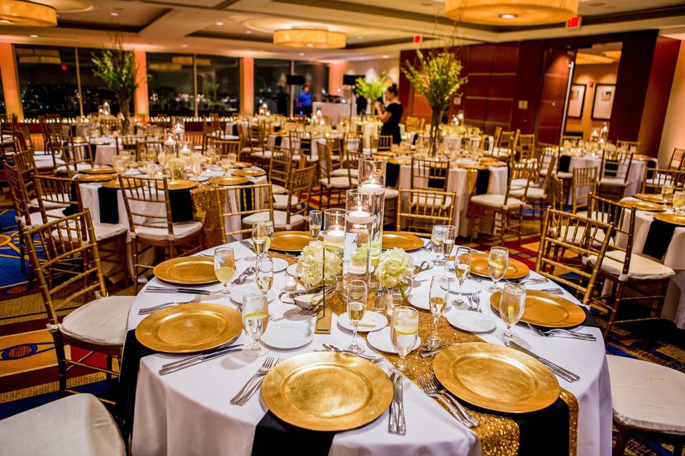 Gold Table Setting