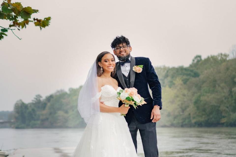 The happy couple