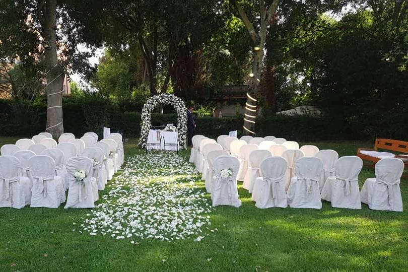 Villa Pocci Wedding Ceremony