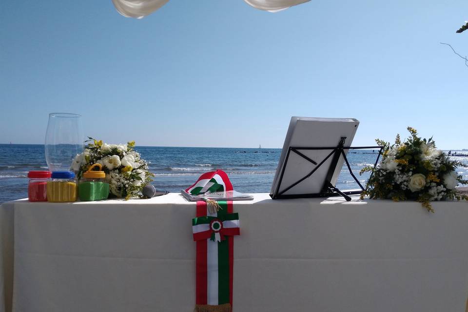 Nettuno Beach Wedding Day