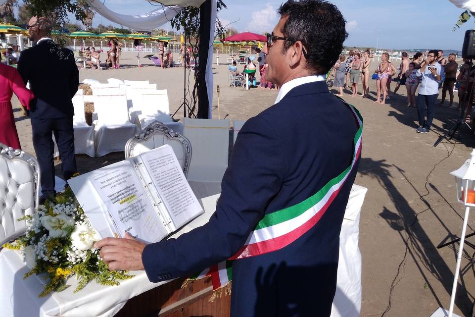 Nettuno Beach Wedding Day