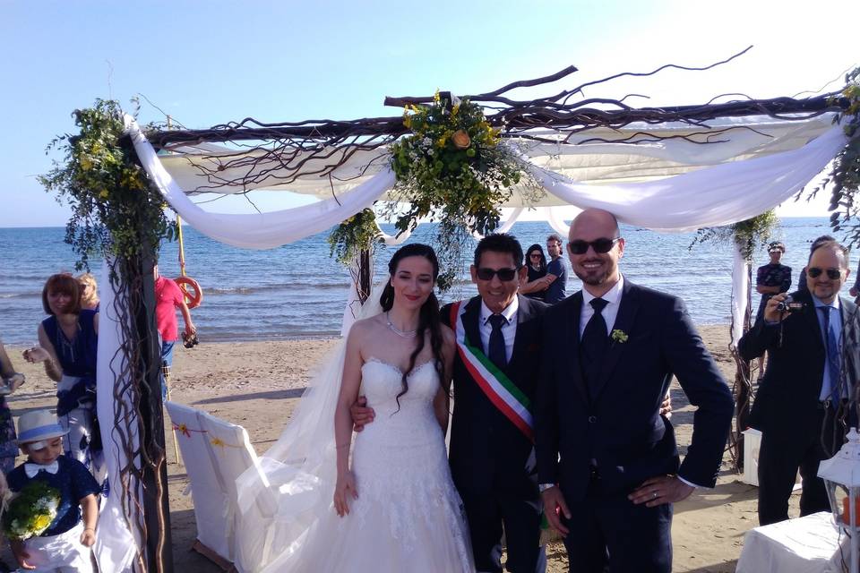 Nettuno Beach Wedding Day