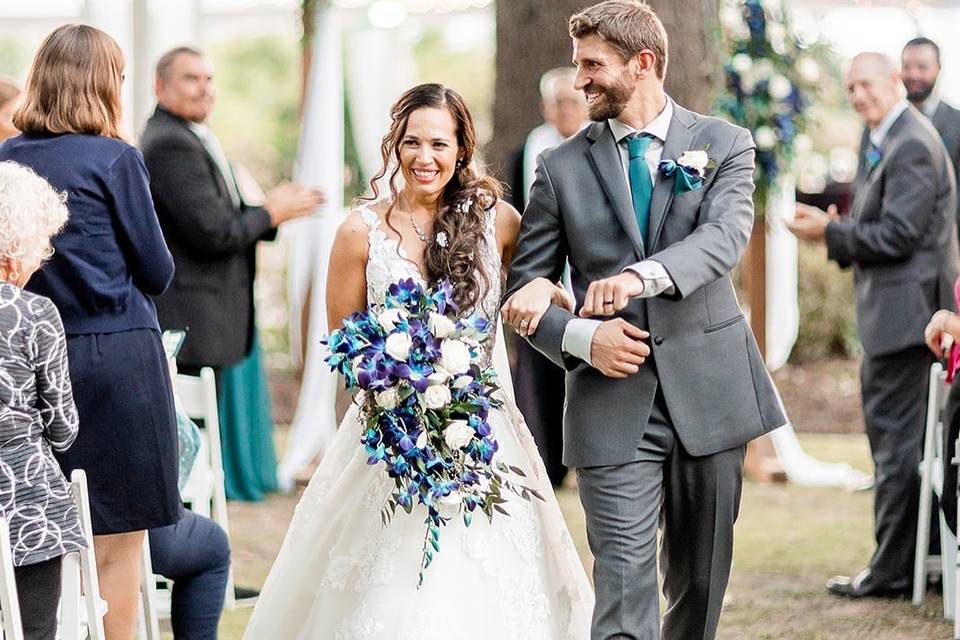 Cascading Bouquets