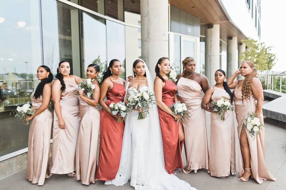 Bridal party Florals