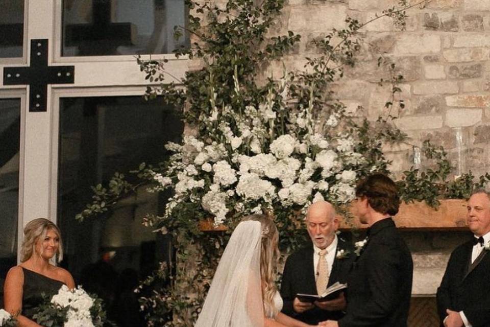 Wedding Mantle Decor
