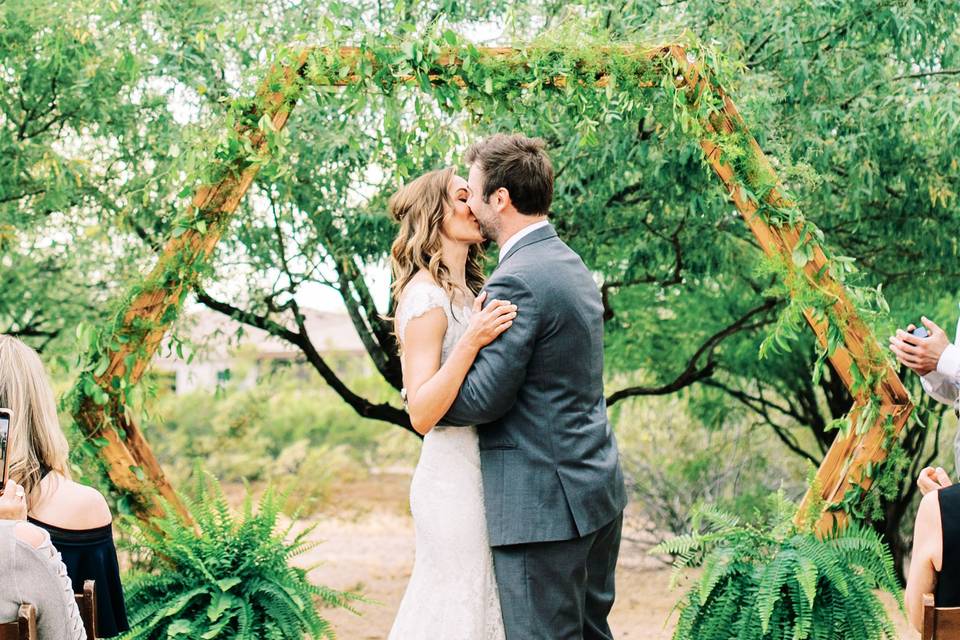 Rustic scottsdale wedding