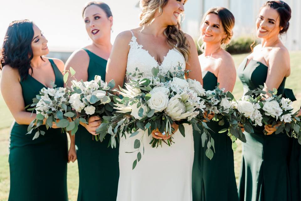 Modern wedding bouquets