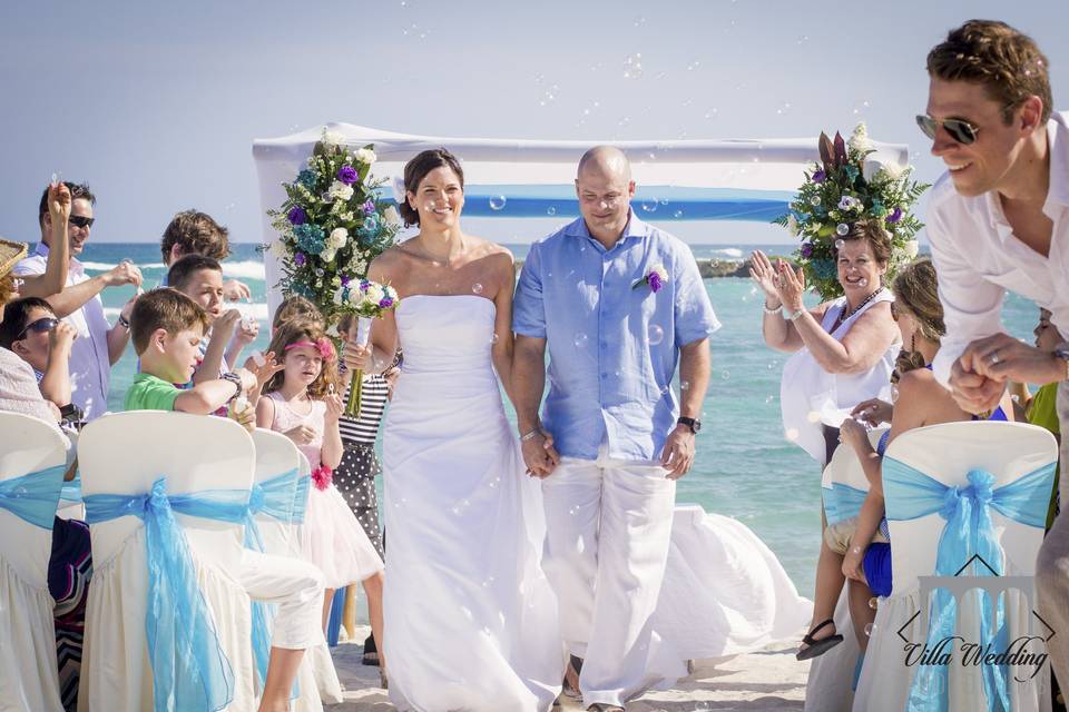 Ceremony on the beach