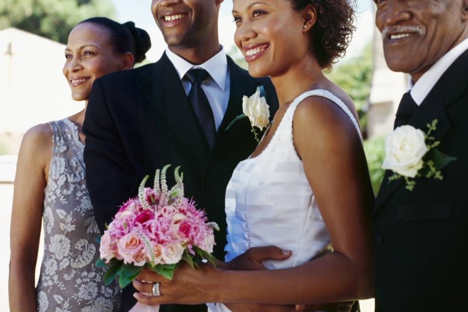 Newlyweds portrait