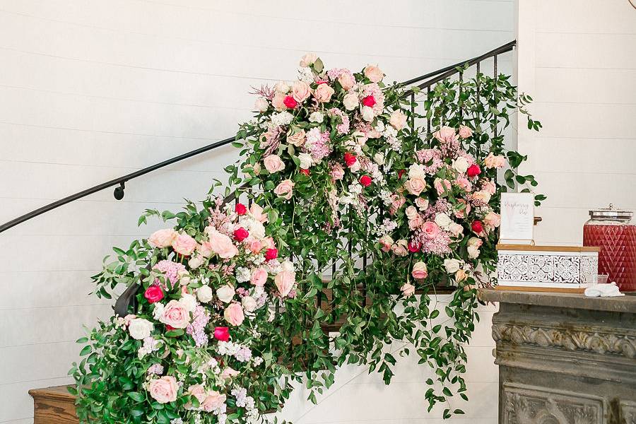 Staircase to grooms suite