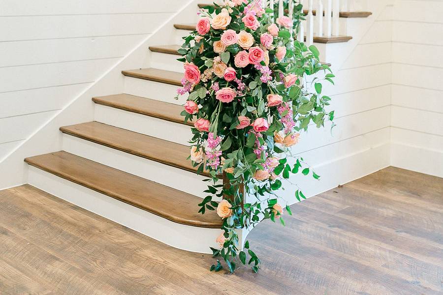 Staircase to Bridal Suite