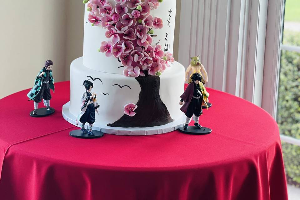 Unique wedding cake