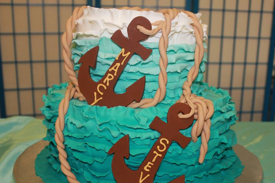 Sea themed cake