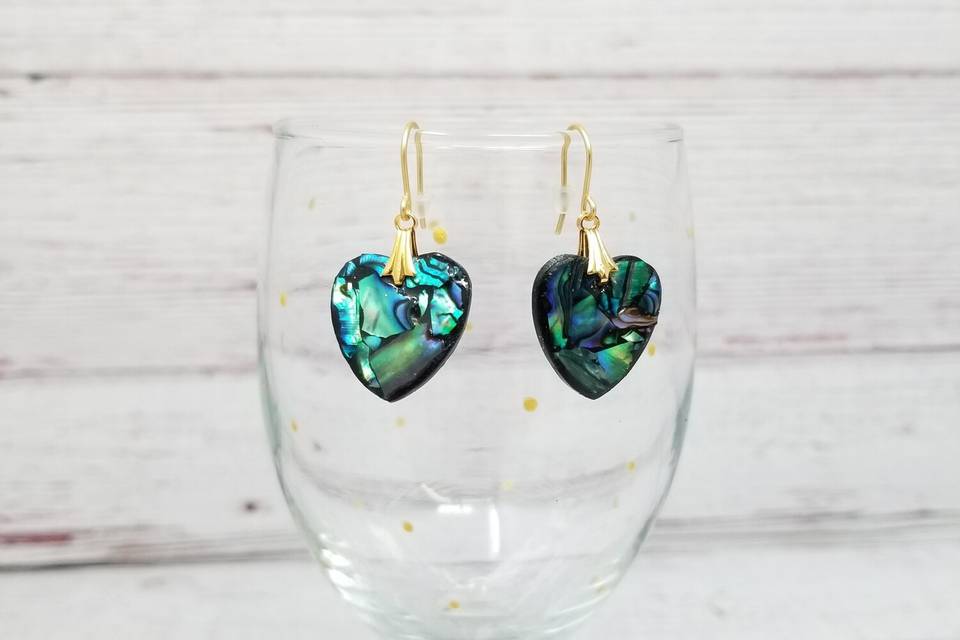 Polymer clay earrings