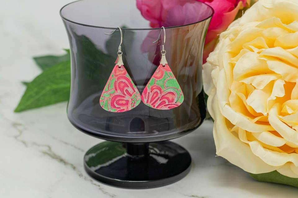 Polymer clay earrings