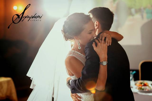 Couple hugging