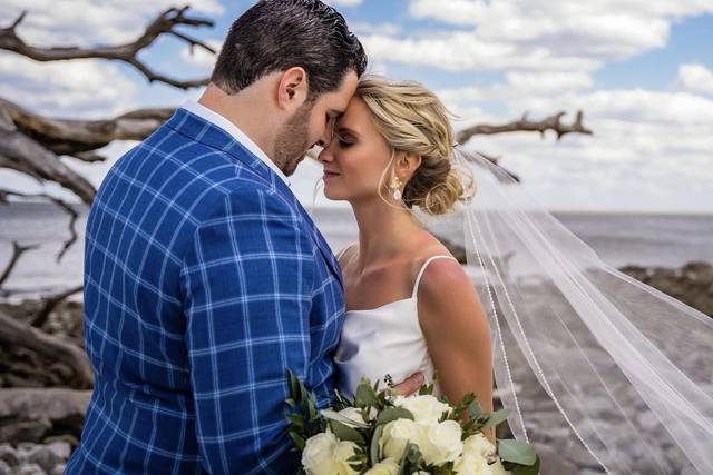 Jekyll island bridal hair