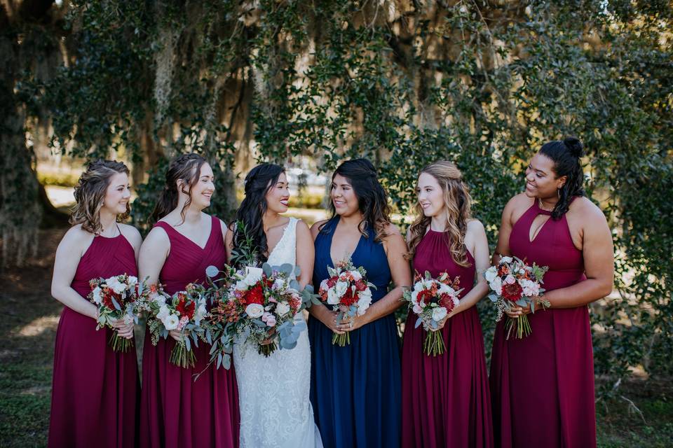 Savannah GA Bridal Party Hair