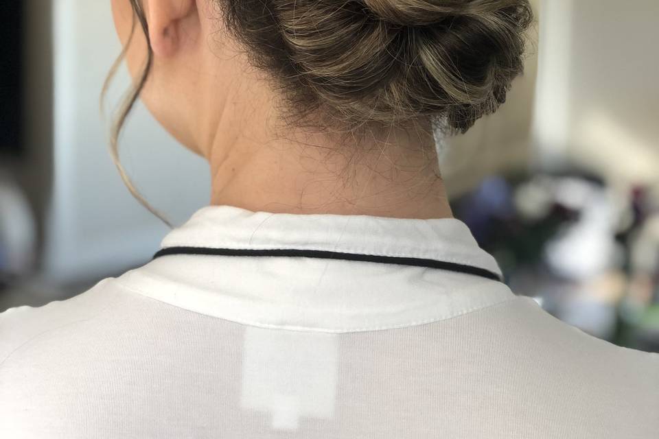 Bridal updo