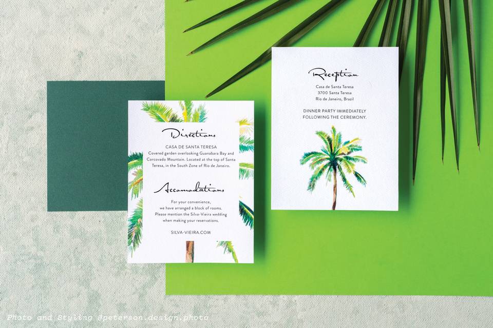 Details and Reception Card